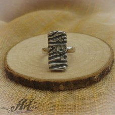 Сребърен пръстен без камъни R-080