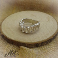 Сребърен пръстен без камъни R-194