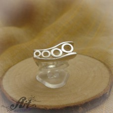 Сребърен пръстен без камъни R-520