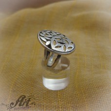 Сребърен пръстен без камъни R-111
