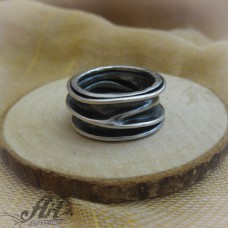 Мъжки сребърен пръстен " Халка" R-157