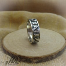 Мъжки сребърен пръстен " Халка" R-188