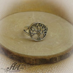 Сребърен дамски пръстен " Дървото на живота" R-552