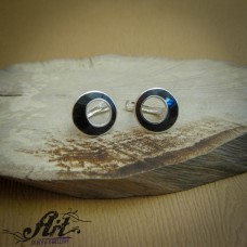 Сребърни обеци с емайл E-741 Сребърни обеци с емайл E-741