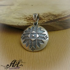Сребърен медальон  "Шевица" P-663