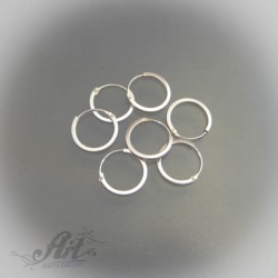 Сребърни обеци халки - 1 см. E-282