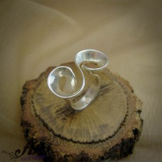 Сребърен пръстен без камъни R-123