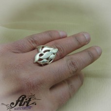 Сребърен пръстен без камъни R-200