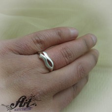  Сребърен пръстен без камъни R-529