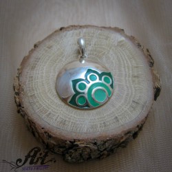 Сребърен медальон с емайл P-841 Сребърен медальон с емайл P-841