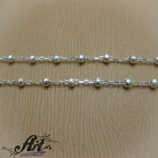 Сребърен синджир , дамски N-317 - 40 см.