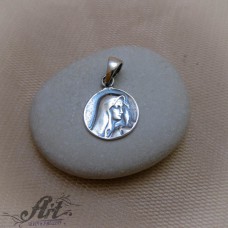Дамски сребърен медальон "Богородица"  P-1082
