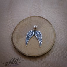 Сребърен медальон  "Ангелски крила" P-1089