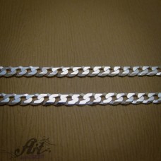 Сребърен синджир, мъжки N-357- 55 см.
