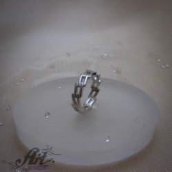 Сребърен дамски пръстен  R-1108