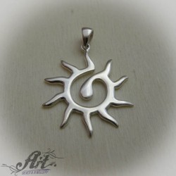 Сребърен медальон " Слънце" P-547